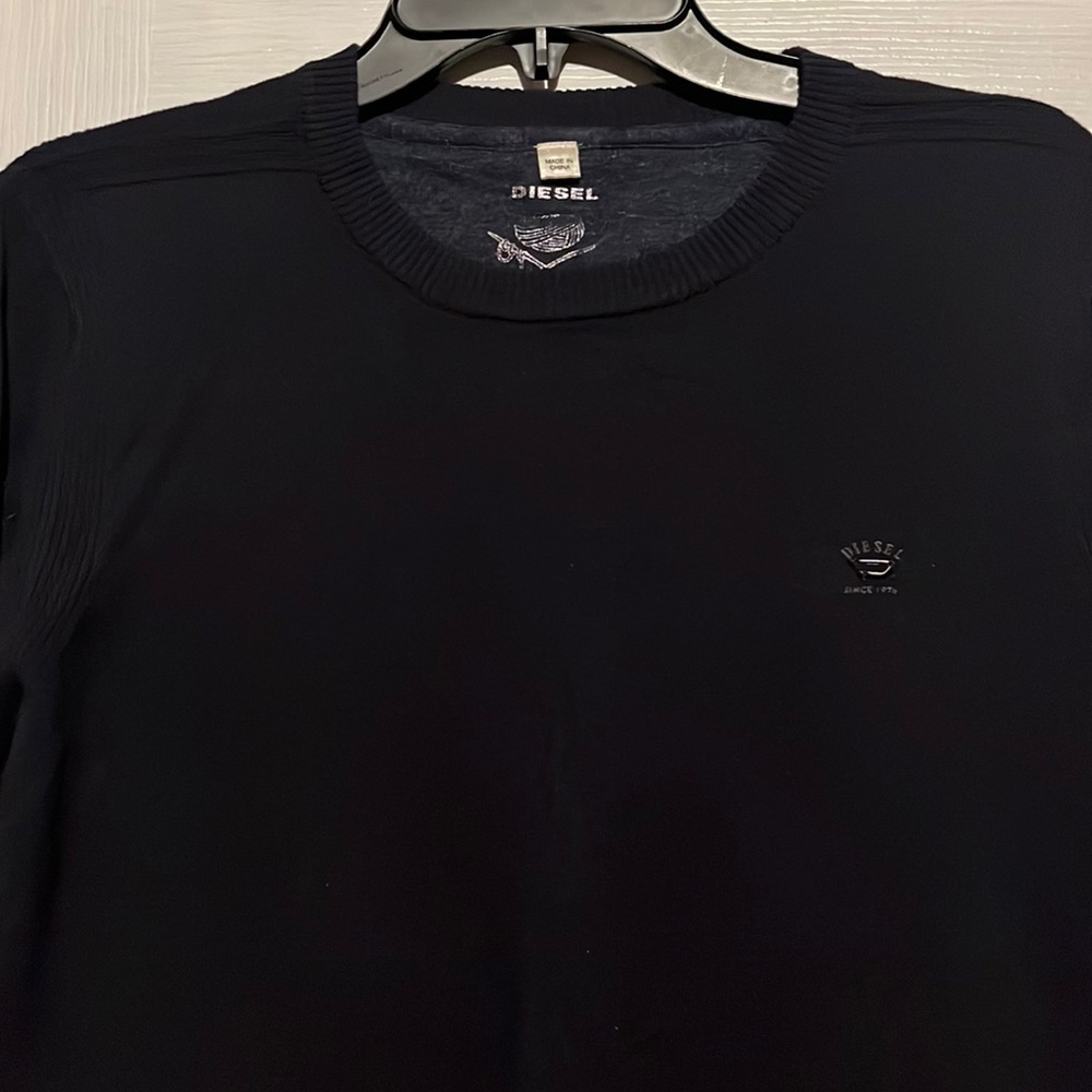 Mens Navy Diesel sweater size S!